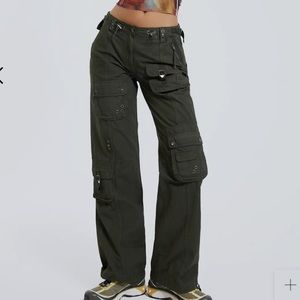 Jaded London Slim Fit Cargo Pants